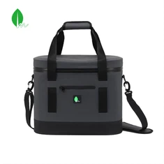 Strap ysgwydd sengl gwrth -ddŵr pecyn oerach wedi'i inswleiddio